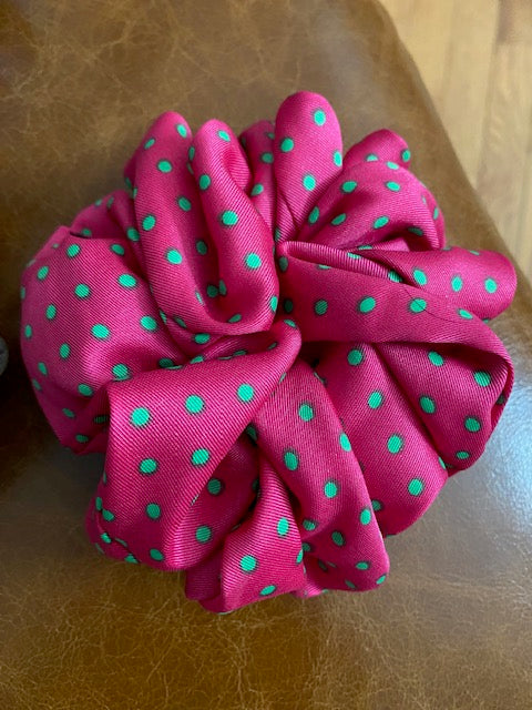 Silk scrunchie