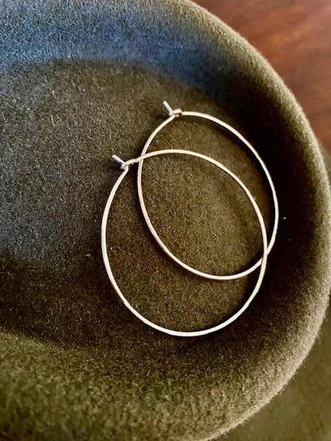 Silver Hoop earrings
