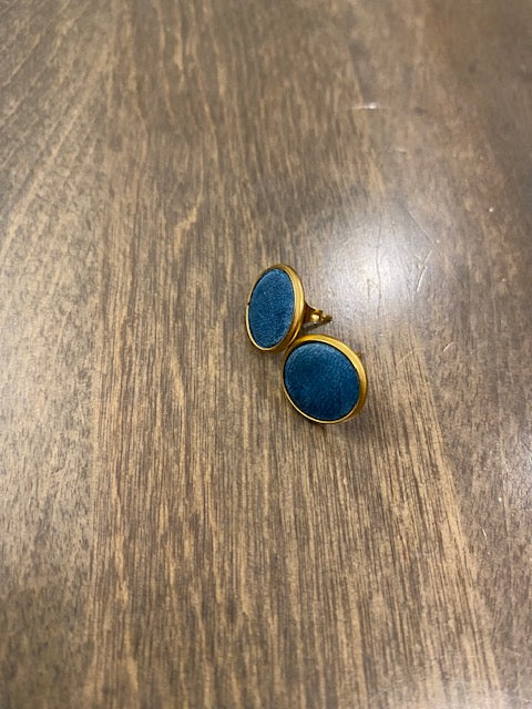 Turquoise Leather earrings