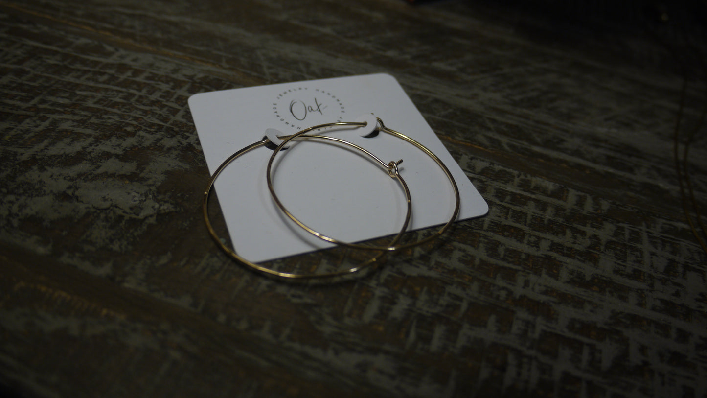 Gold Hoop Earrings