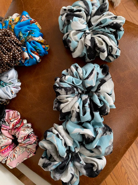 Silk scrunchie