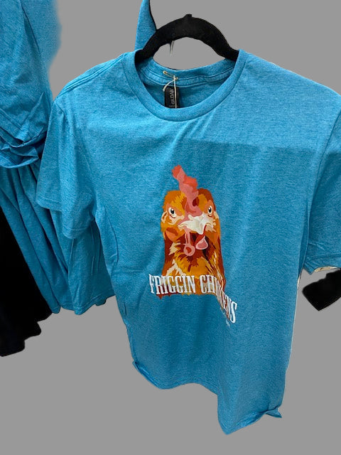 Turquoise Chicken tshirts