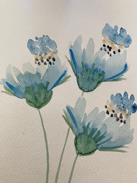 Watercolor Floral cards