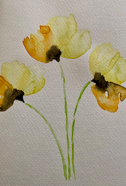 Handpainted water color cards